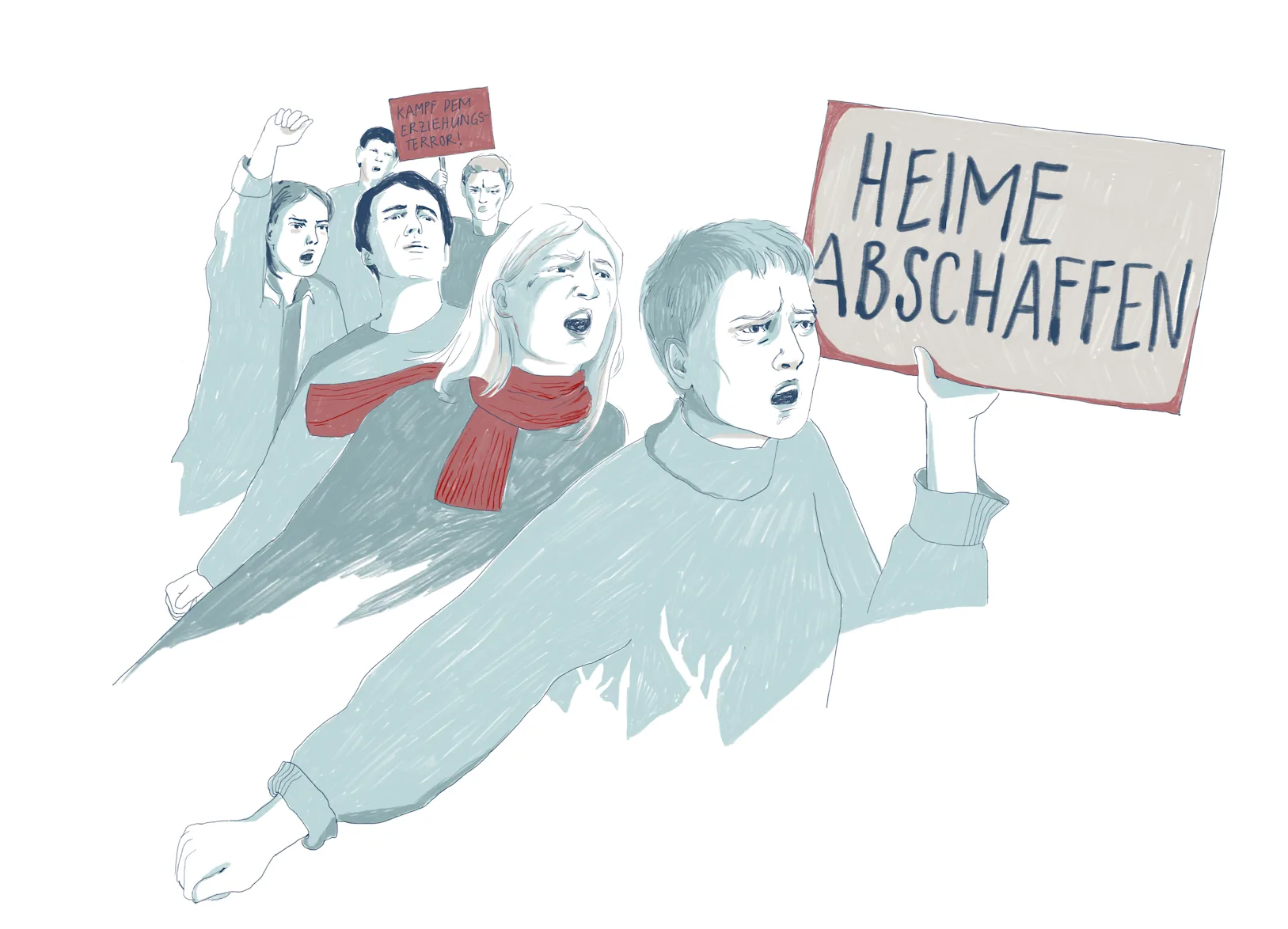 Ausstellungsplakat "Ich bin einfach niemand gewesen"